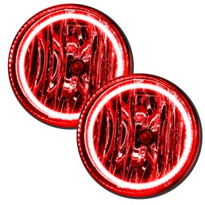 GMC Sierra Fog Light Halos - ORACLE Lighting - LED Pre-Assembled - Red - `07-`14